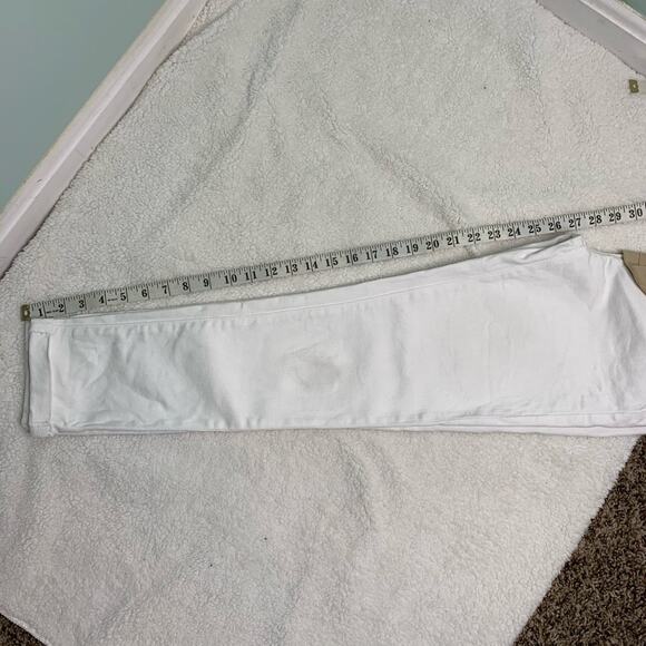 AG Adriano Goldschmeid Stilt Roll-up Maternity White  26 - Picture 6 of 8